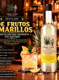 Flyer - Destilado de Espadin de Frutos Amarillos